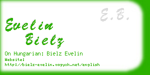 evelin bielz business card